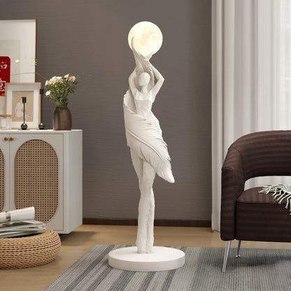 Modern Art Humanoid LED Floor Lamp – Ambient Light for Living Room & Bedroom