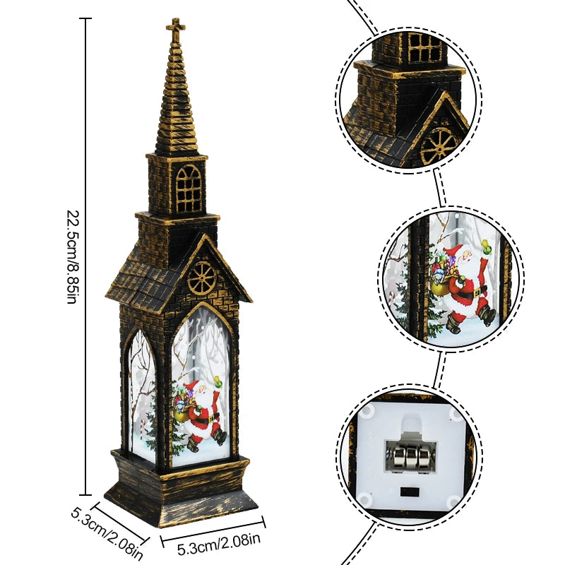 Sparkling Christmas Spirit 2025 – LED Santa & Snowman Lantern That Transforms Any Home into a Holiday Scene Lynoza