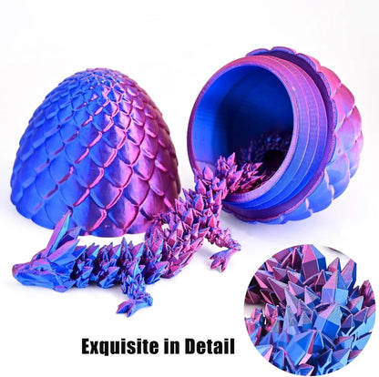 3D Printed Dragon Egg – Articulated Movable Dragon Toy