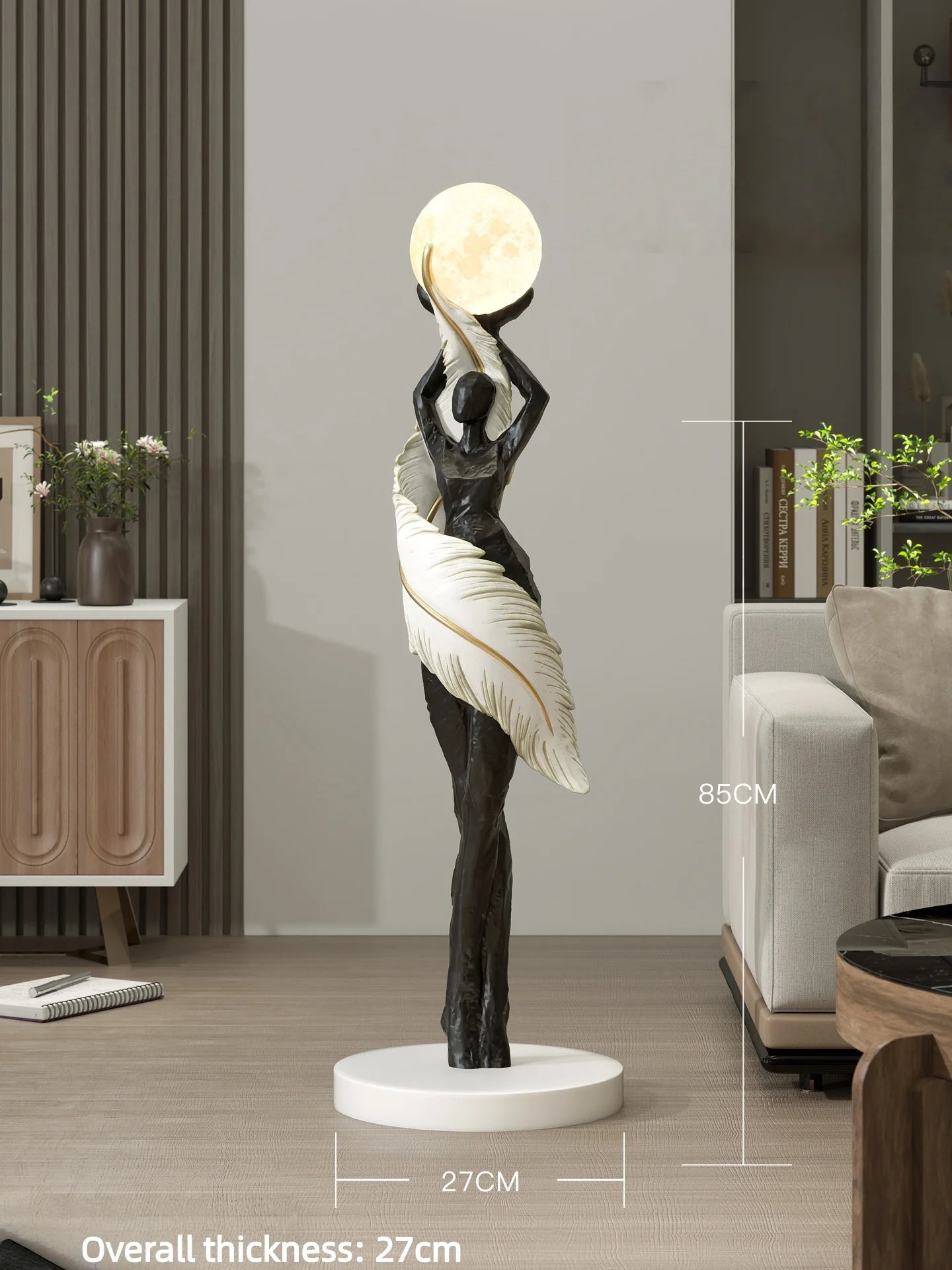 Modern Art Humanoid LED Floor Lamp – Ambient Light for Living Room & Bedroom