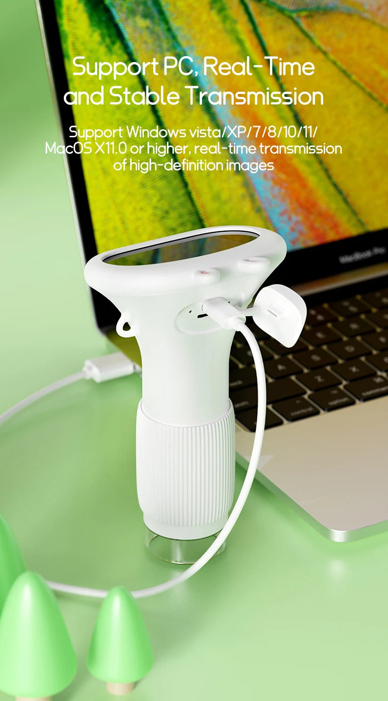 Mini Explorer Pro – 1000x Kids Digital Microscope